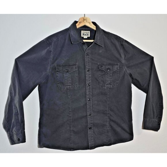 VTG Converse Men’s Long Sleeve Black Button-Down Shirt Size Large (Pre-Y2K) - Picture 1 of 16